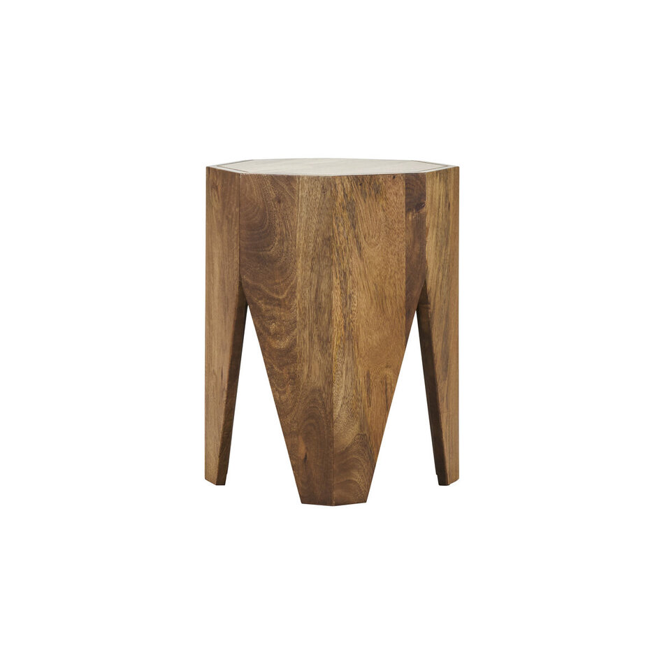 Sidetable Okta - Mango hout - Bruin