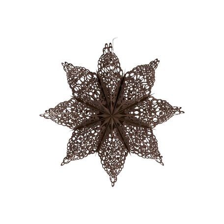 Christmas star Clip  - Brown - Ø 60 cm