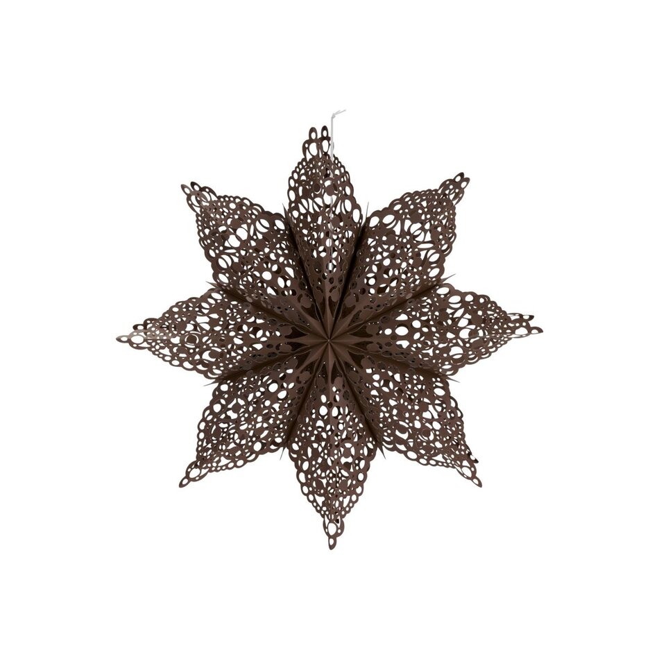 Christmas star Clip  - Brown - Ø 60 cm