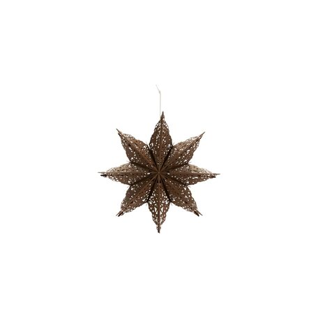 Christmas star Clip  - Brown - Ø 40 cm