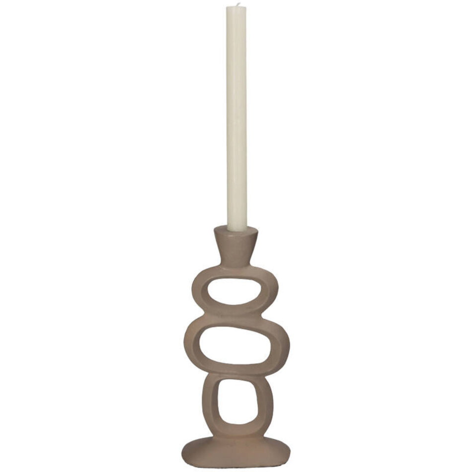 Candlestick organic - Beige - Medium