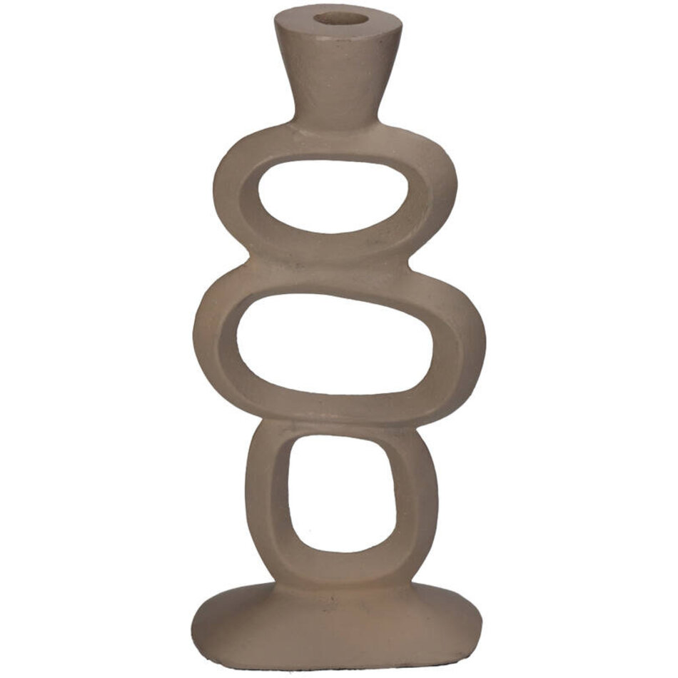 Candlestick organic - Beige - Medium