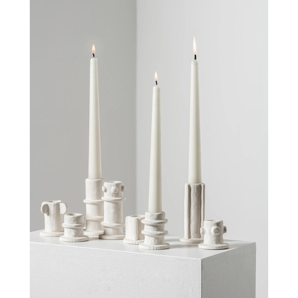 Candle holders Molly /02 - Beige - 3 pcs