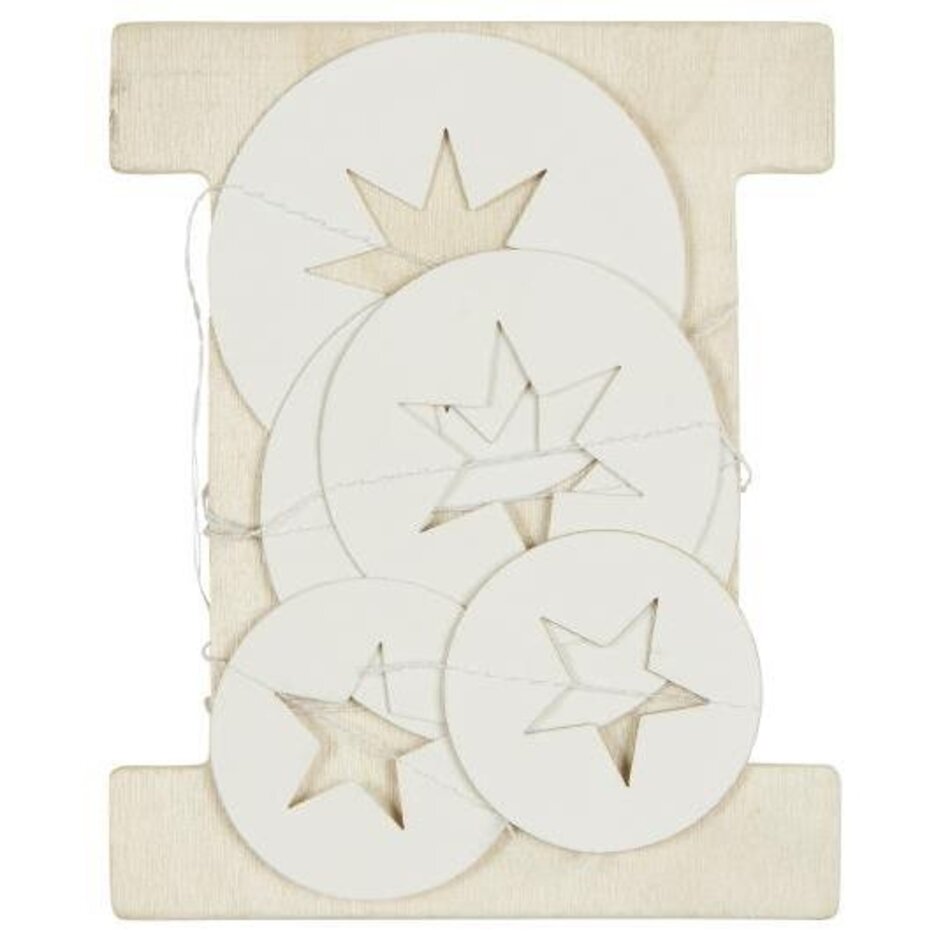 String stars - Paper - White