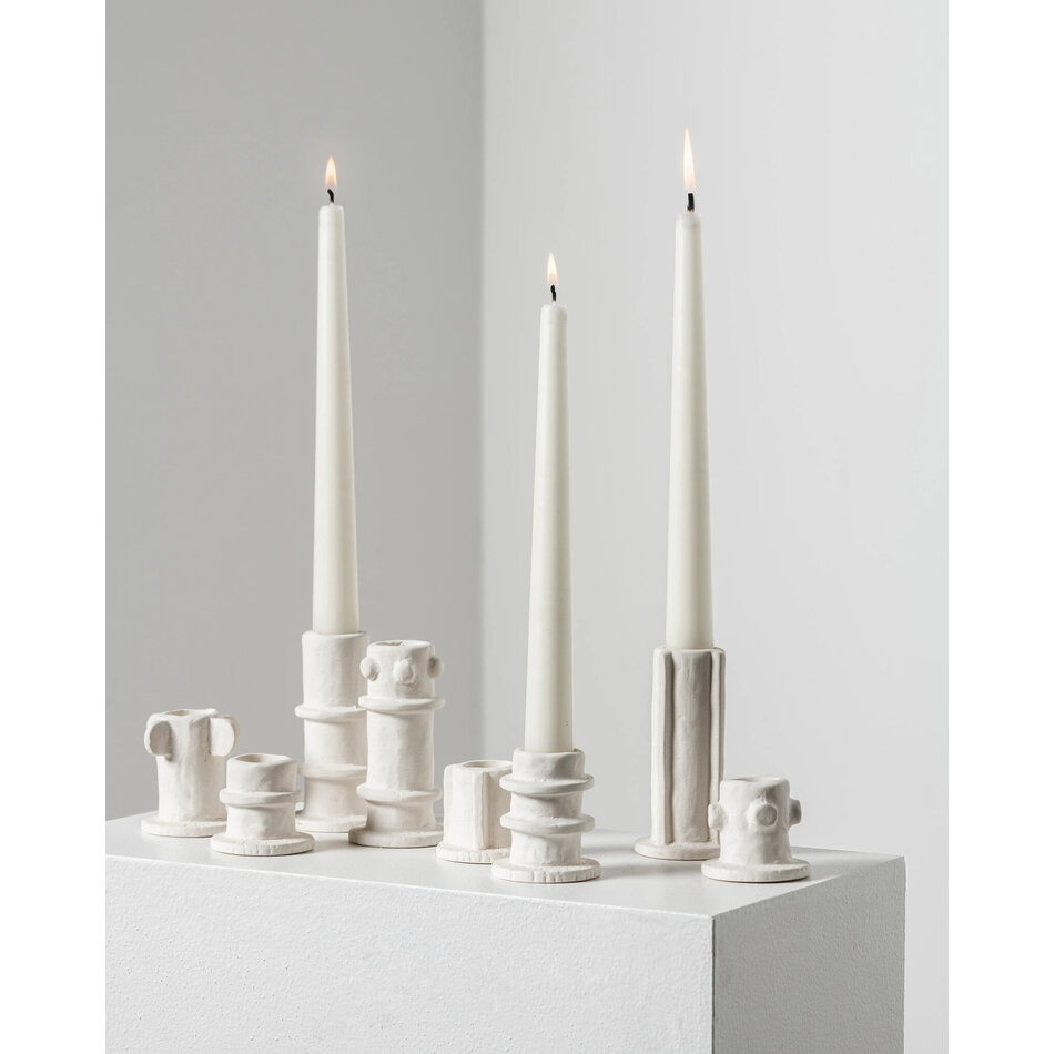 Candle holders Molly /01 - Beige - 3 pcs