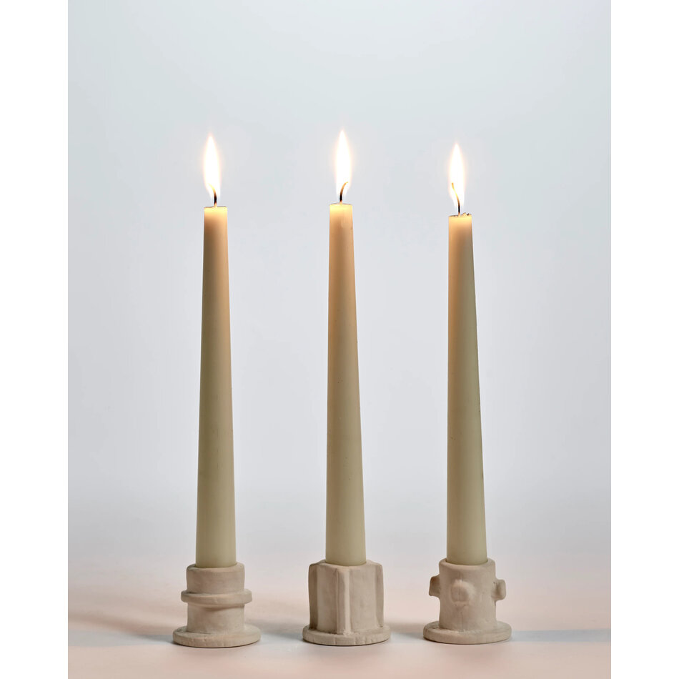 Candle holders Molly /01 - Beige - 3 pcs