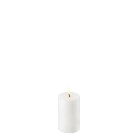 Pillar - LED candle - White - H 7,5cm