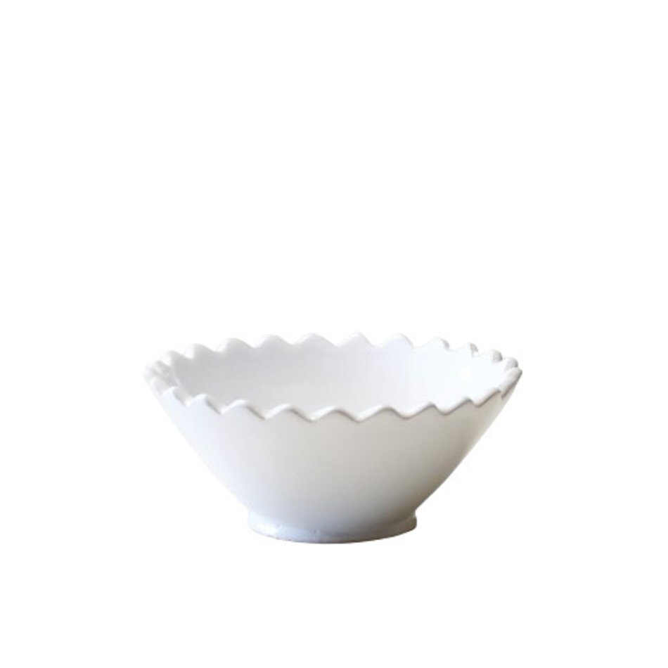 Tamegroute white - Zig Zag bowl - Ø 15cm