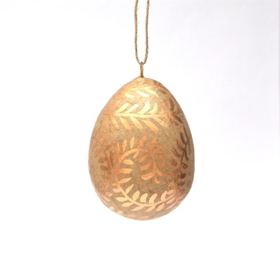 Easter pendant - Kasjmir - Brown / Gold - Large