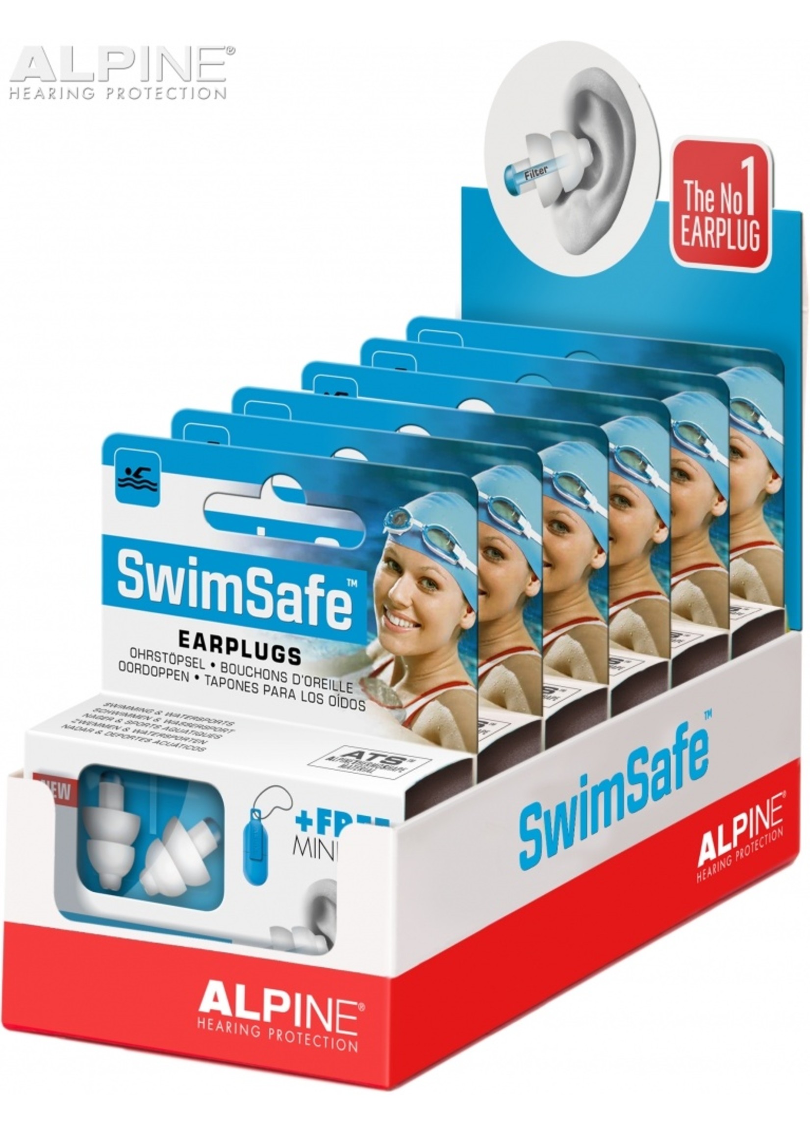 Alpine SwimSafe display