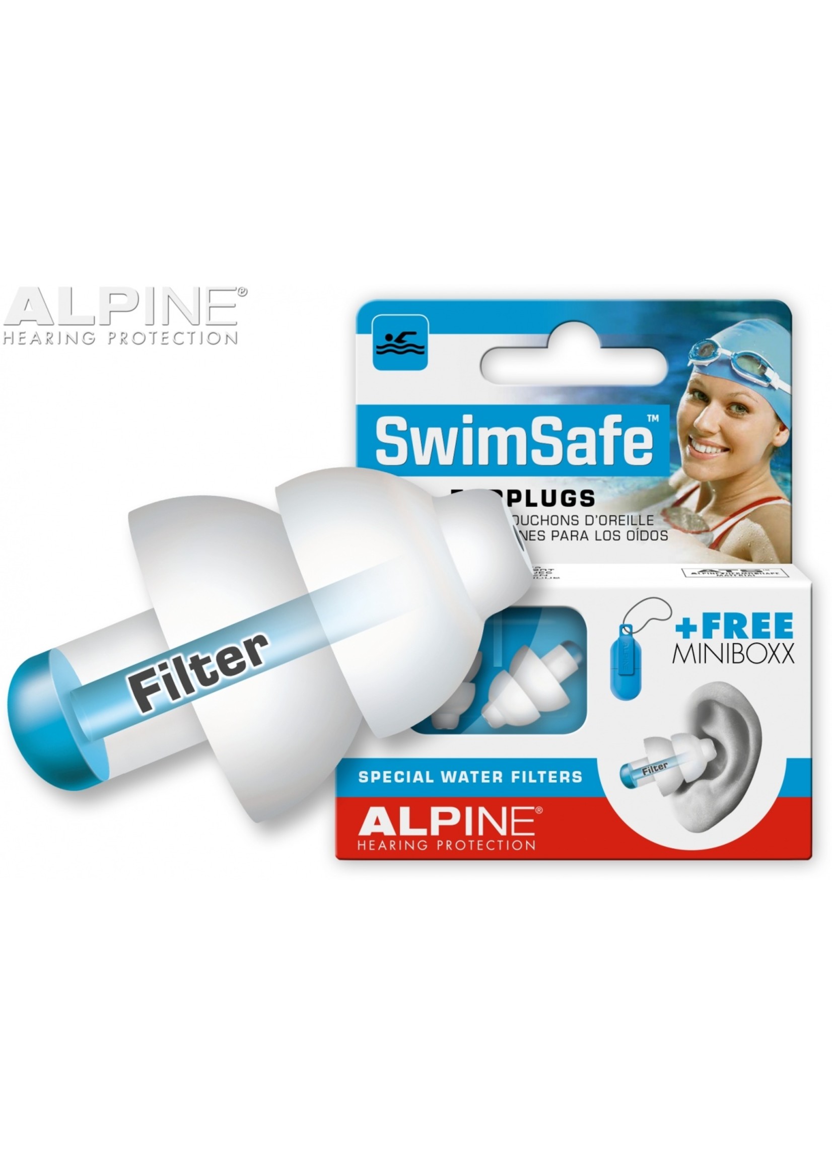 Alpine SwimSafe oordopjes