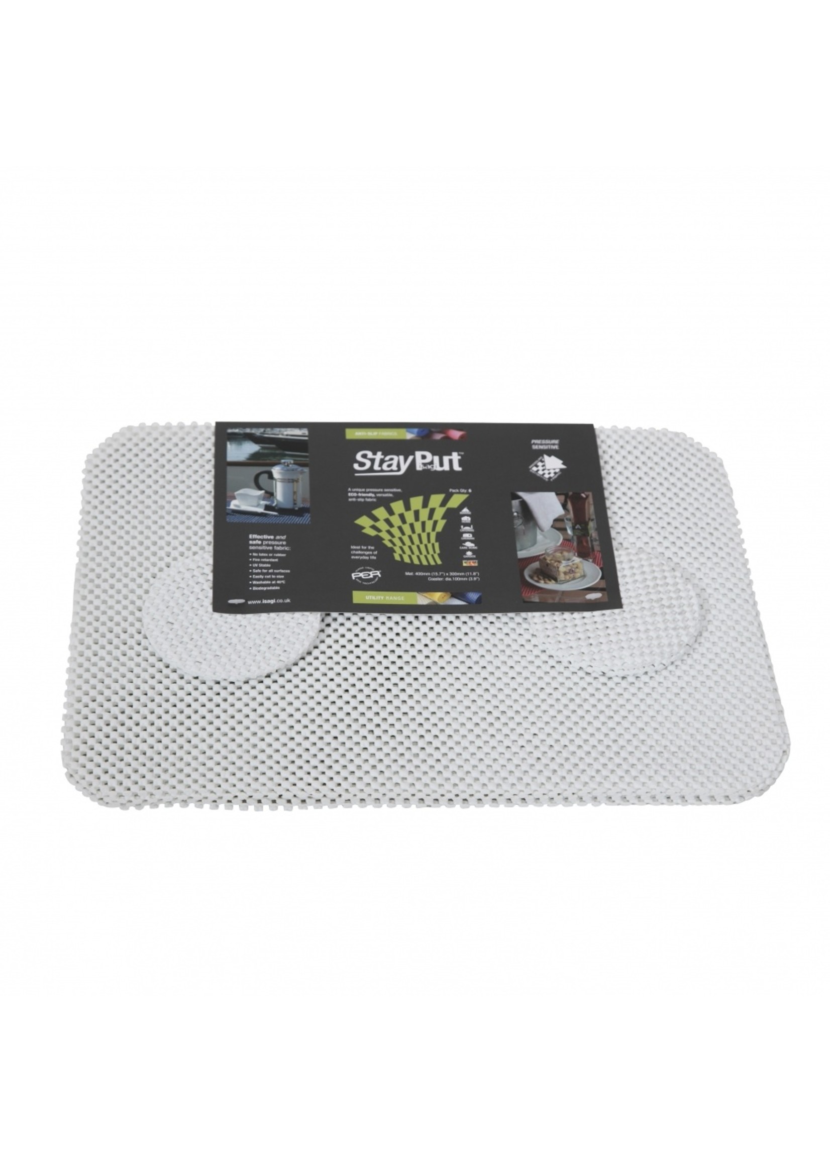 Stayput Anti-slip placemat en onderzetter set