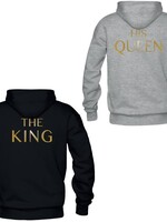 THE KING & HIS QUEEN COUPLE HOODIES GOLD EDITION