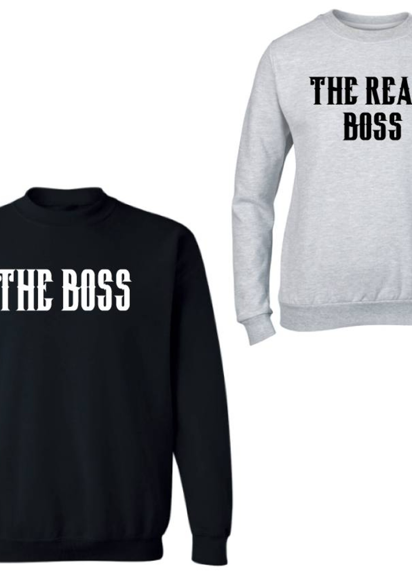 THE (REAL) BOSS COUPLE SWEATERS