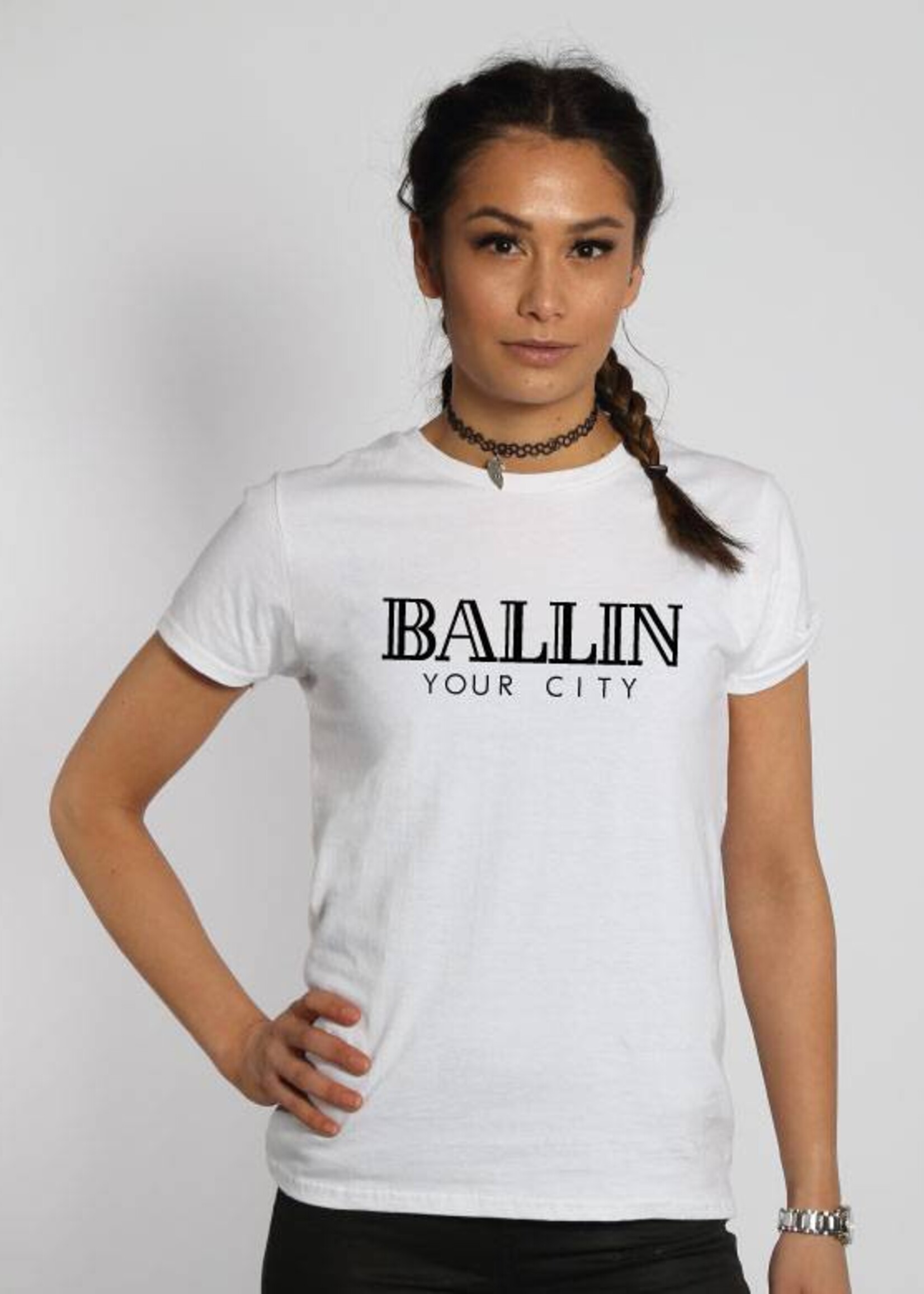 CUSTOM BALLIN TEE (WMN)