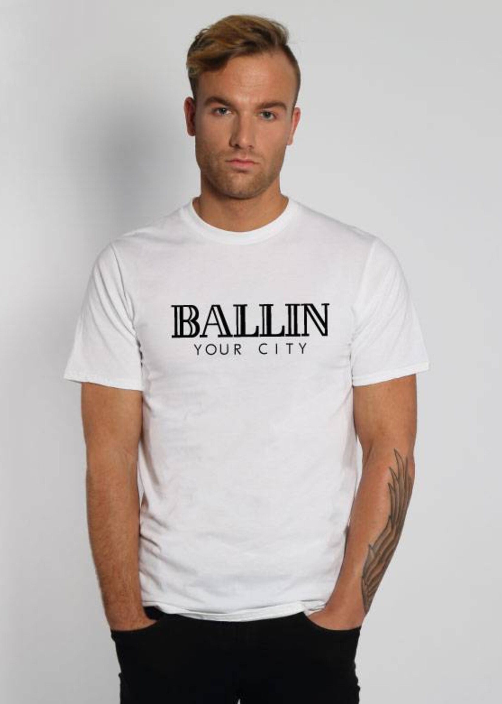 CUSTOM BALLIN TEE (MEN)