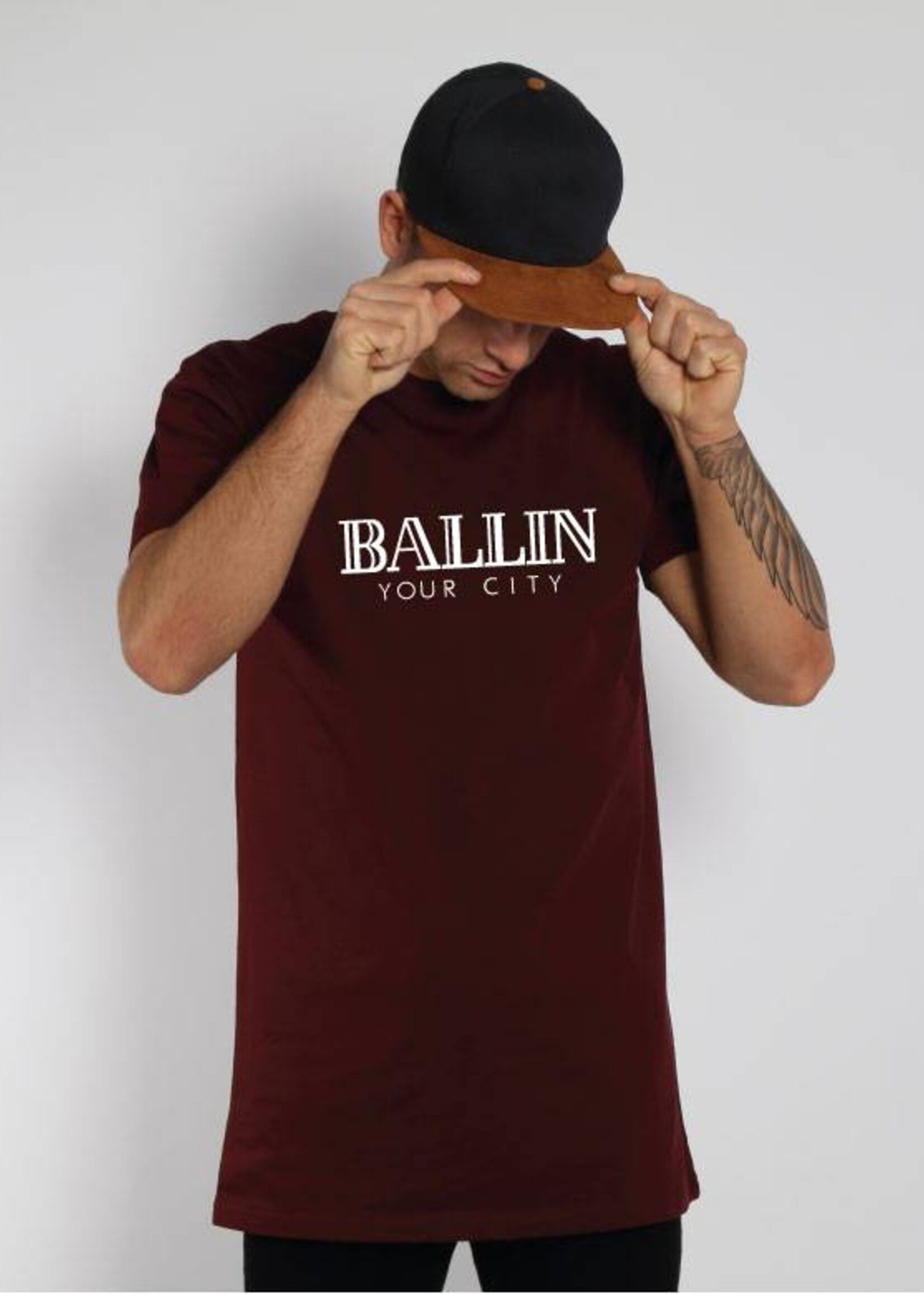 CUSTOM BALLIN LONG TEE (UNISEX)
