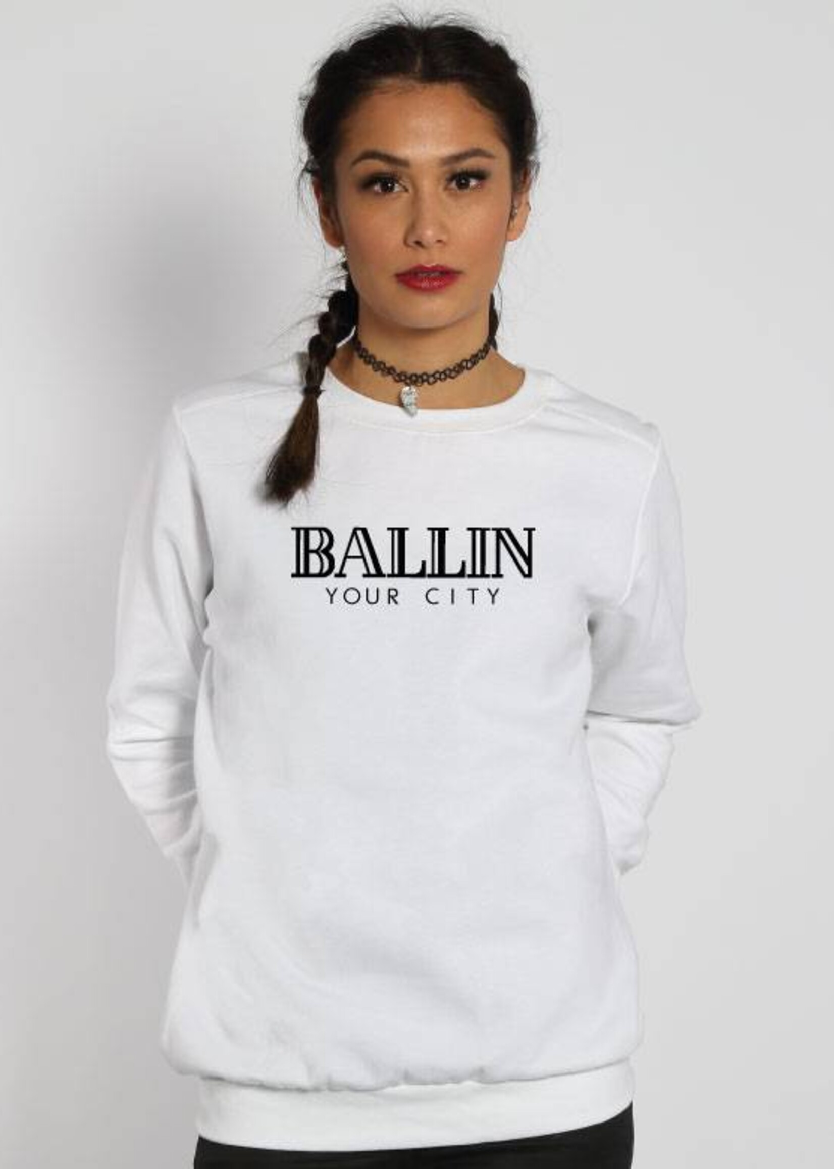 CUSTOM BALLIN SWEATER (WMN)