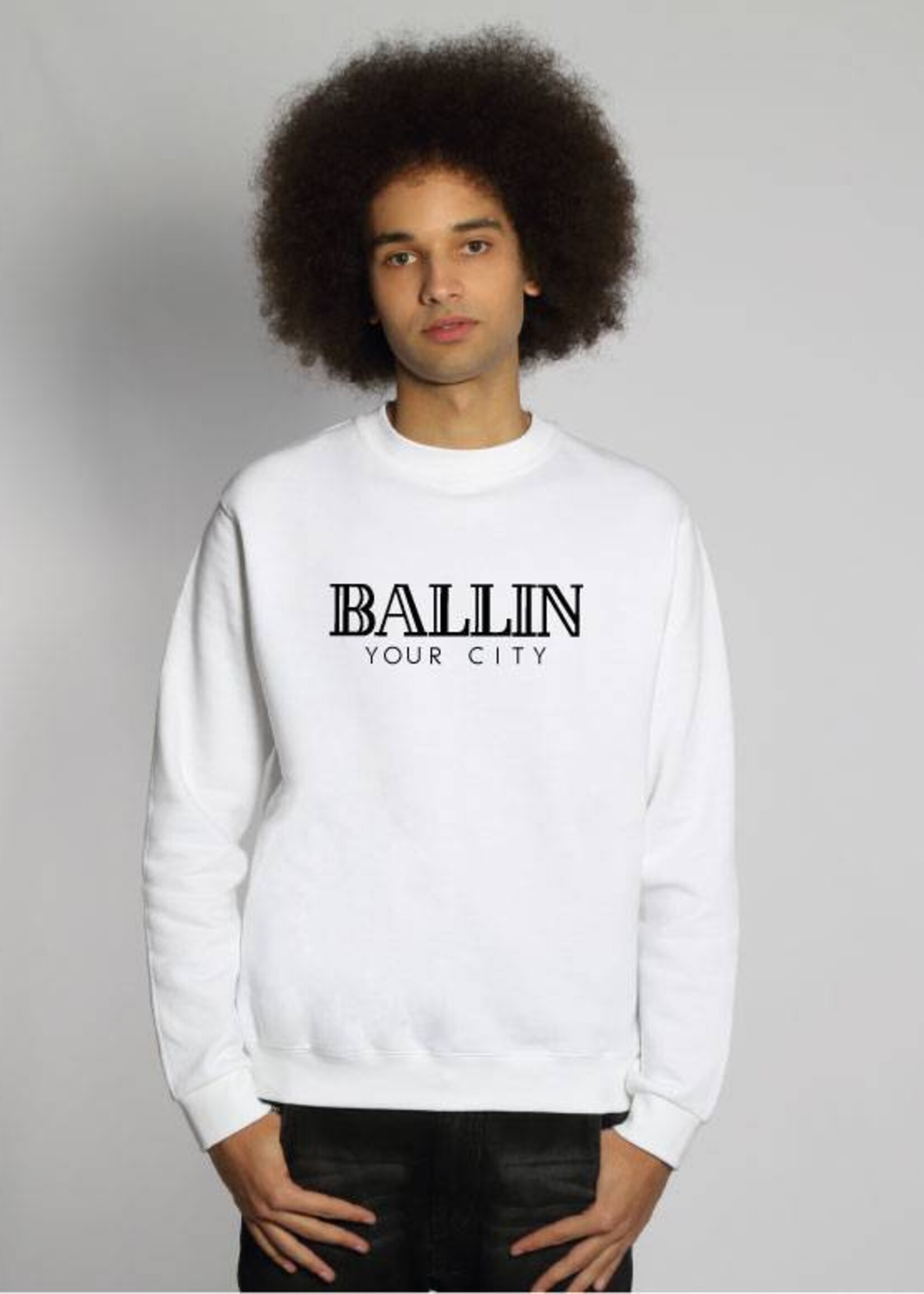 CUSTOM BALLIN SWEATER (MEN)