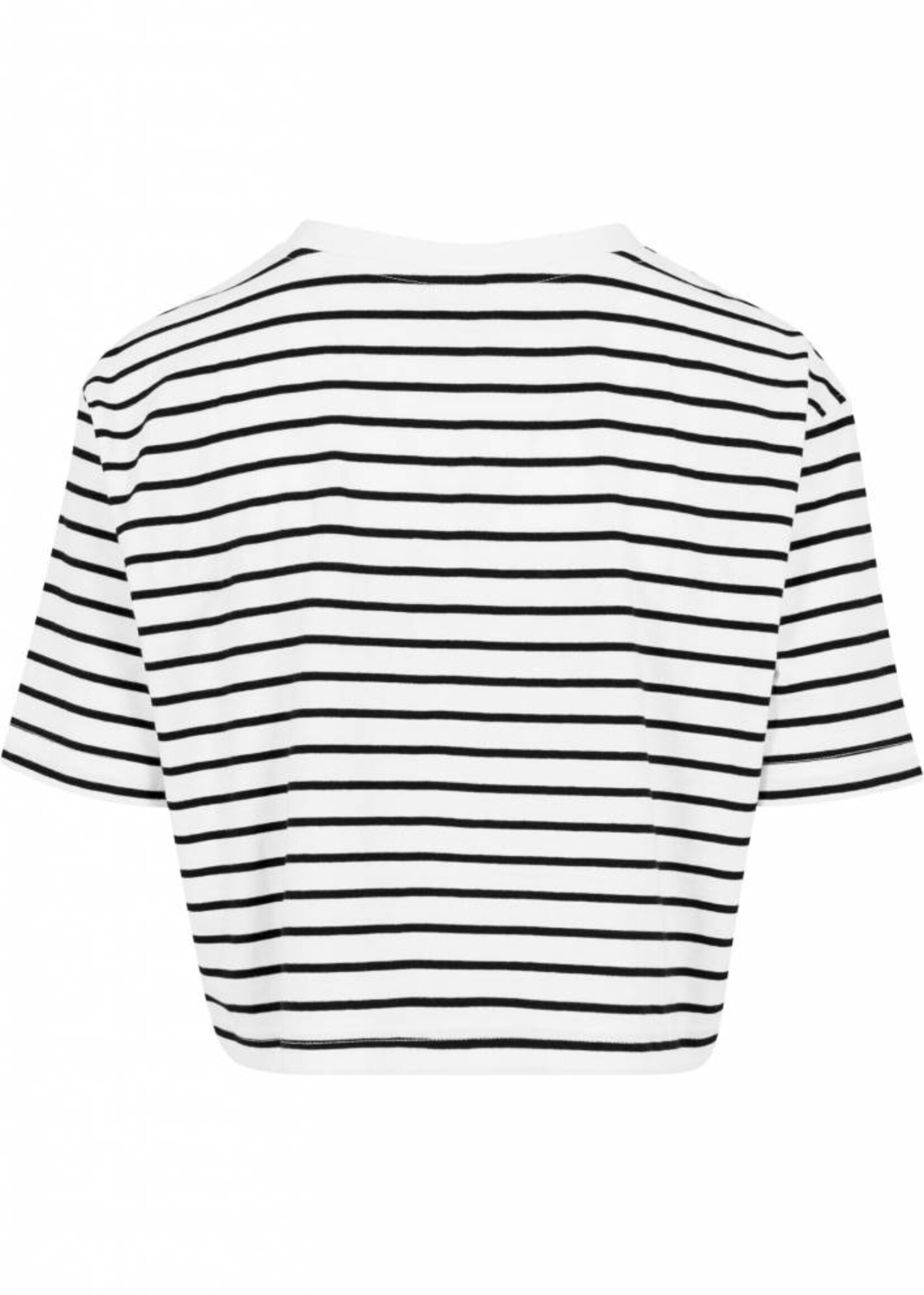 SHORT STRIPED OVERSIZED TEE (WMN)