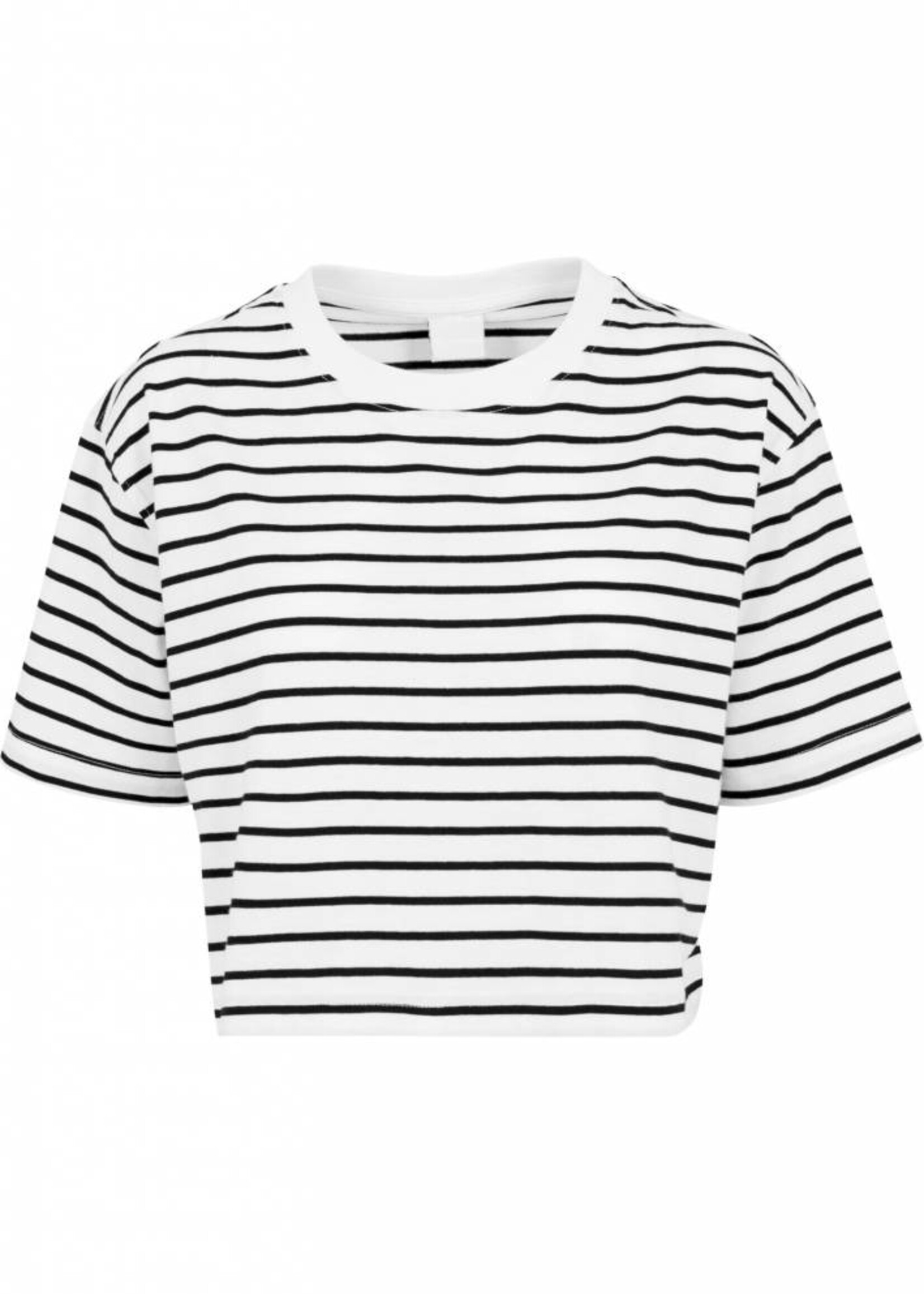 SHORT STRIPED OVERSIZED TEE (WMN)