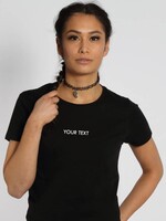 CUSTOM SMALL CAPS TEXT TEE (WMN)