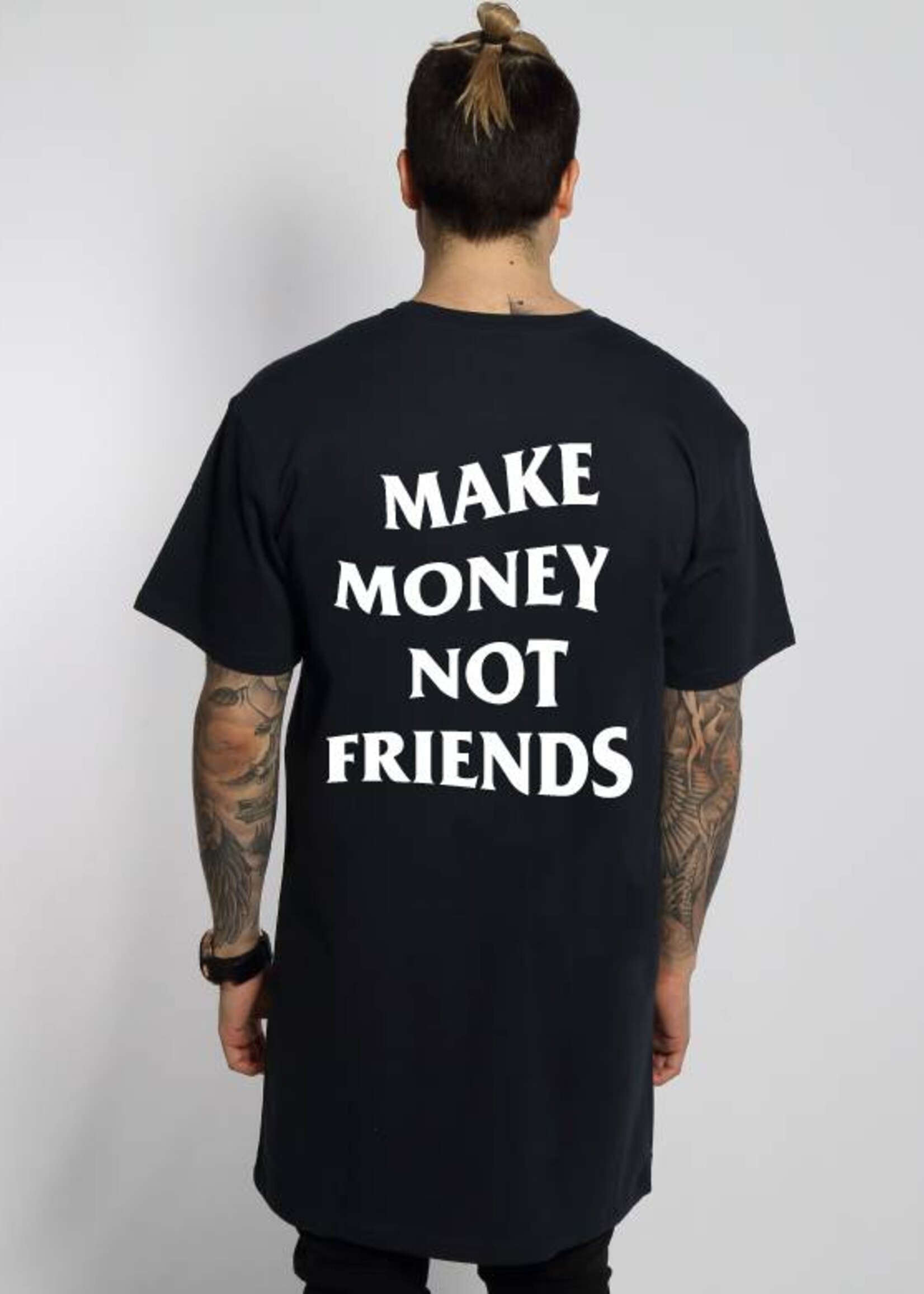 MAKE MONEY NOT FRIENDS LONG TEE (MEN)