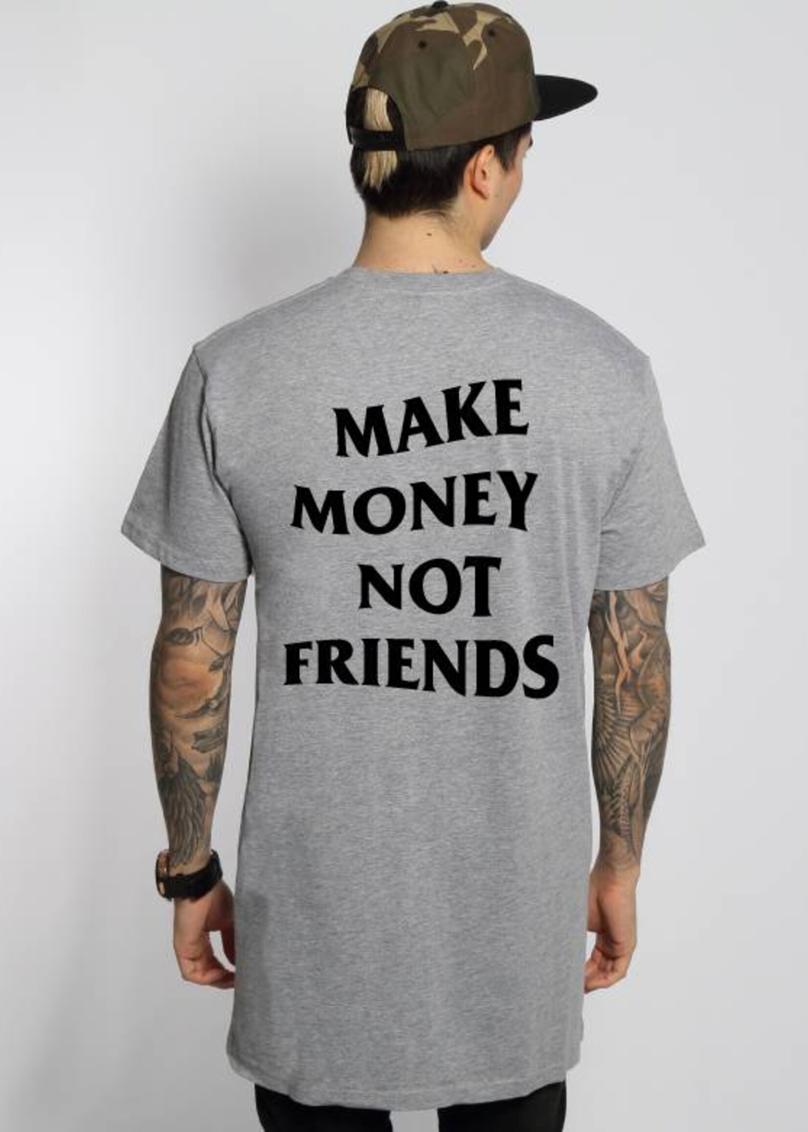 MAKE MONEY NOT FRIENDS LONG TEE (MEN)