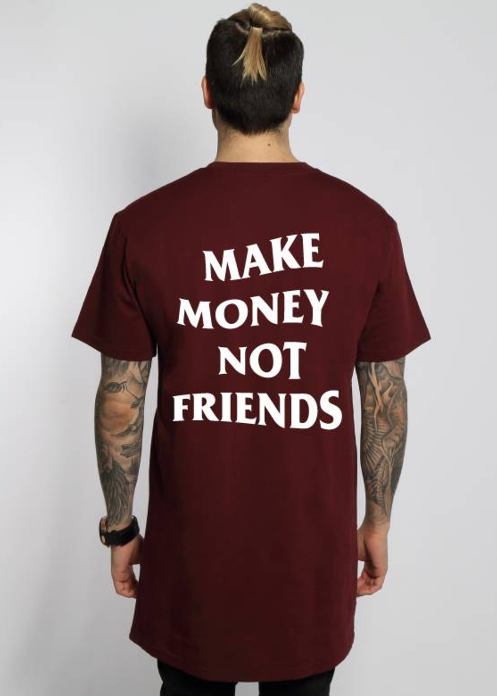 MAKE MONEY NOT FRIENDS LONG TEE (MEN)
