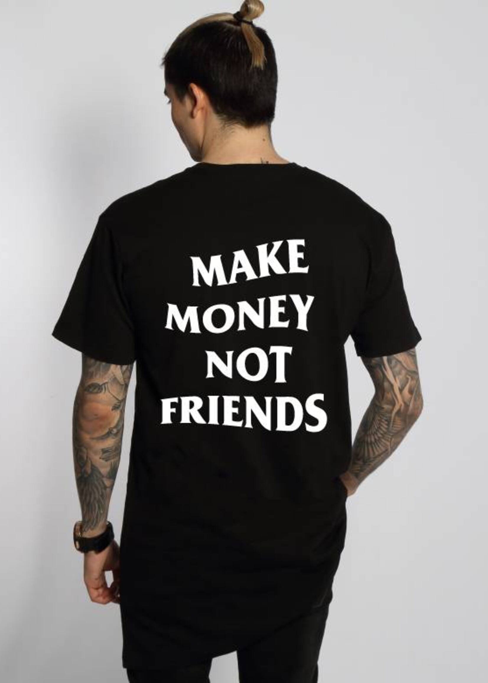 MAKE MONEY NOT FRIENDS LONG TEE (MEN)