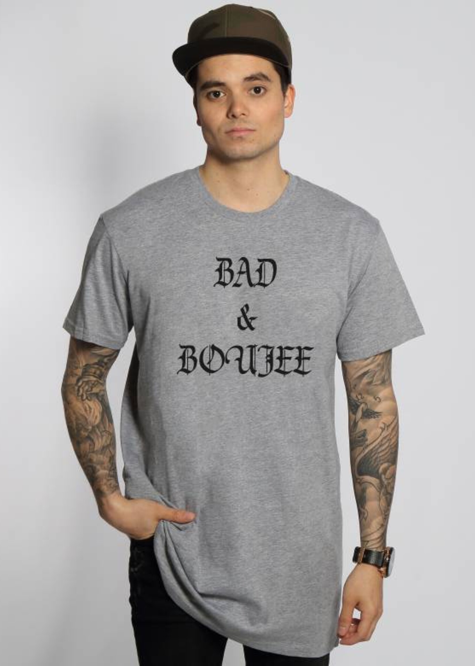 BAD & BOUJEE LONG TEE (MEN)