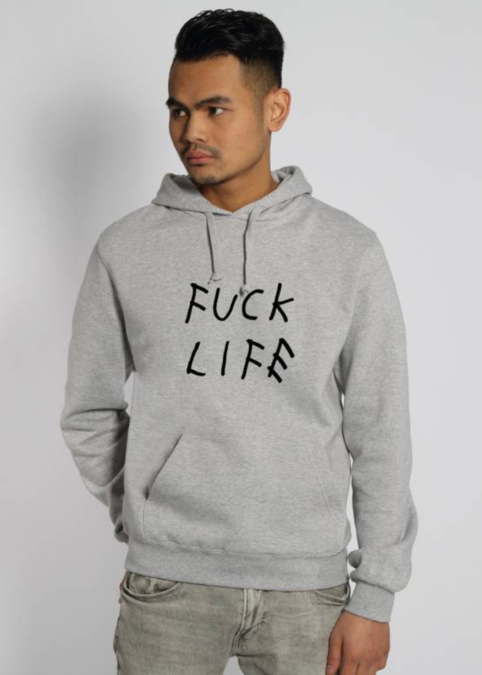 FUCK LIFE HOODIE (MEN)