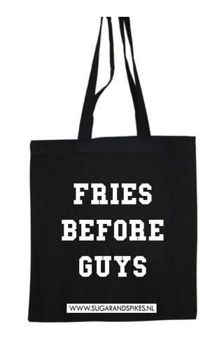 FRIES BEFORE GUYS COTTON BAG 