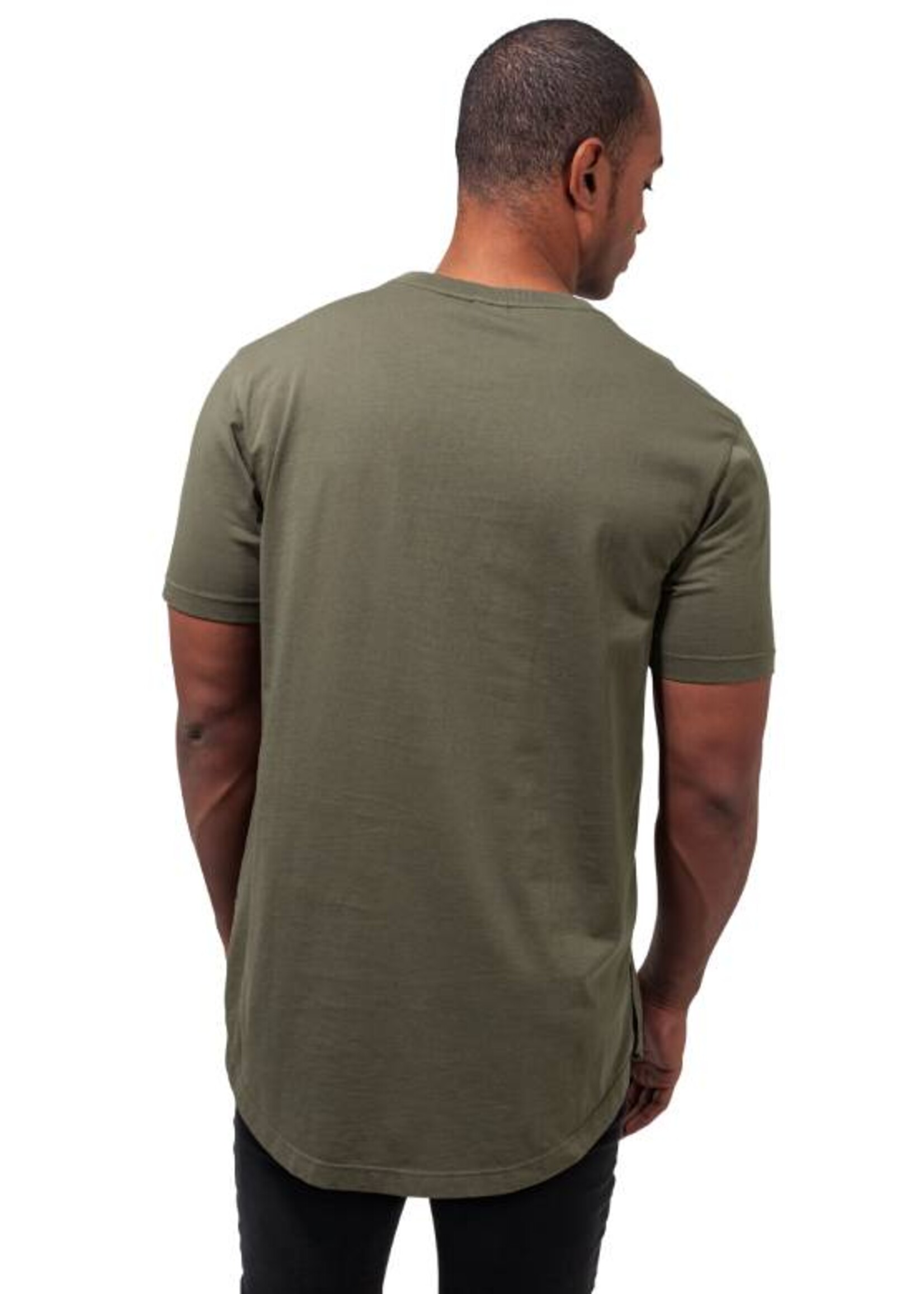 RIPPED POCKET TEE OLIVE