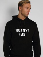 CUSTOM TEXT HOODIE (MEN)