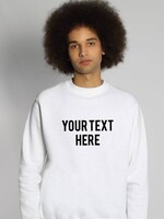 CUSTOM TEXT SWEATER (MEN)