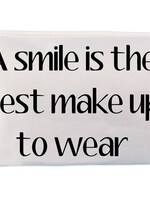 A SMILE IS THE BEST MAKE UP BAG
