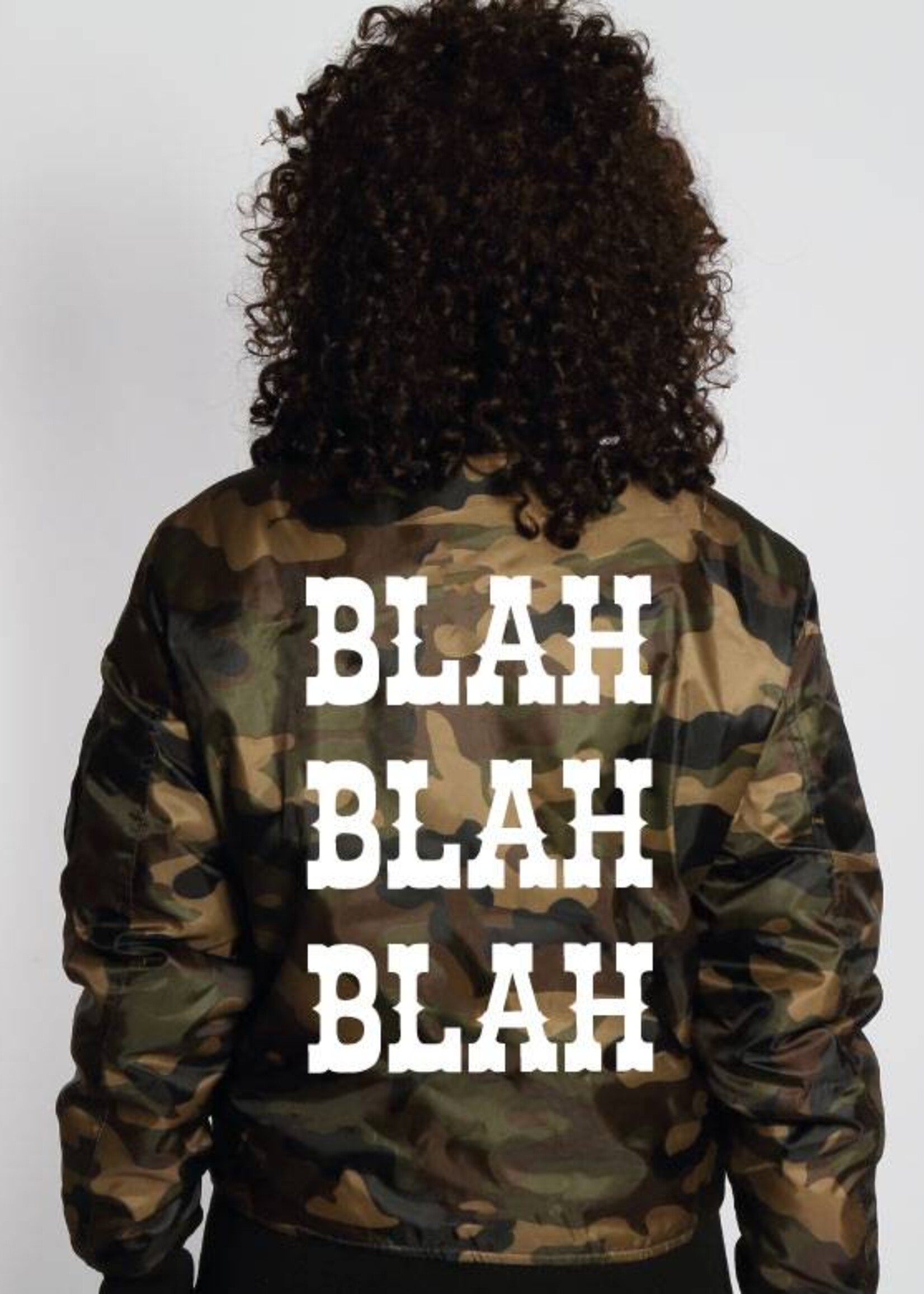 BLAH BLAH BLAH BOMBER JKT
