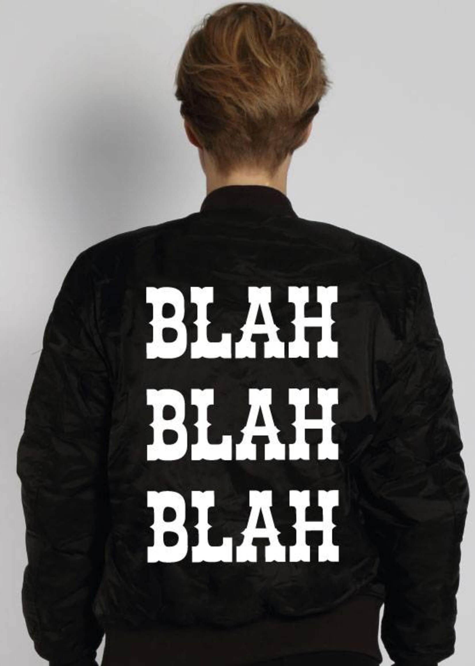 BLAH BLAH BLAH BOMBER JKT