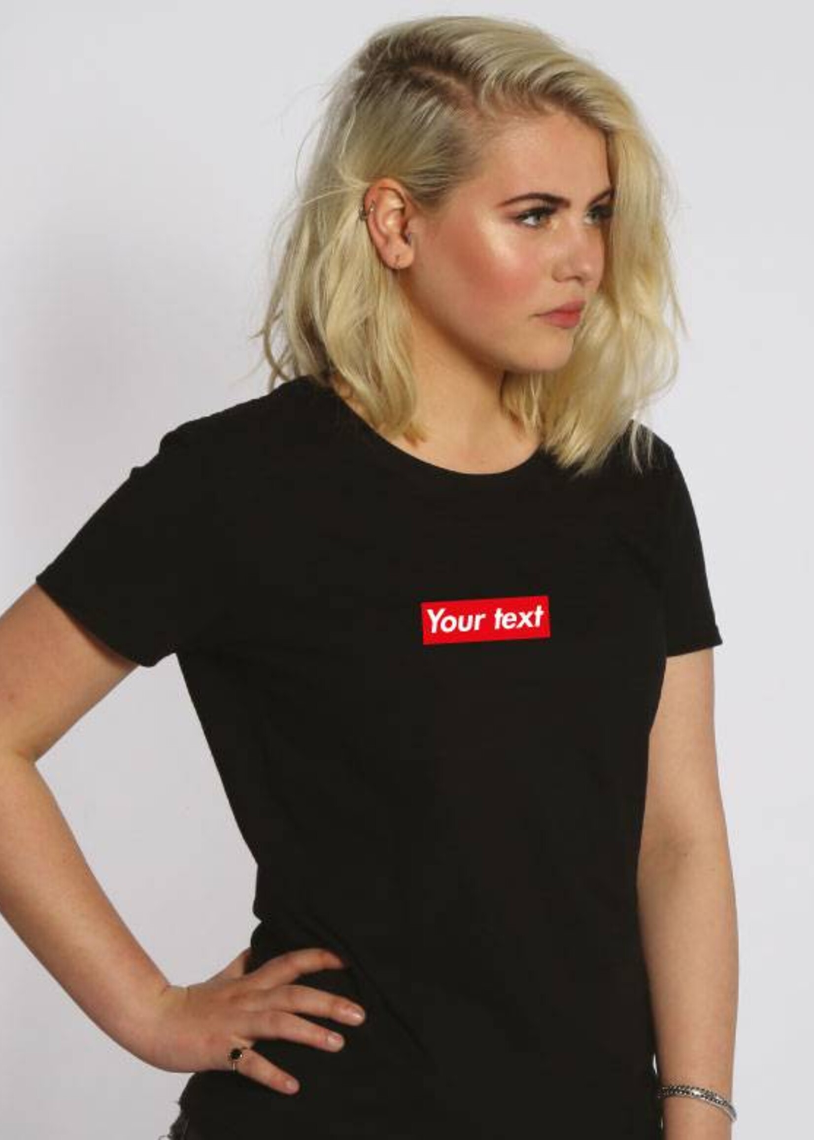 CUSTOM RED BOX TEE (WMN)