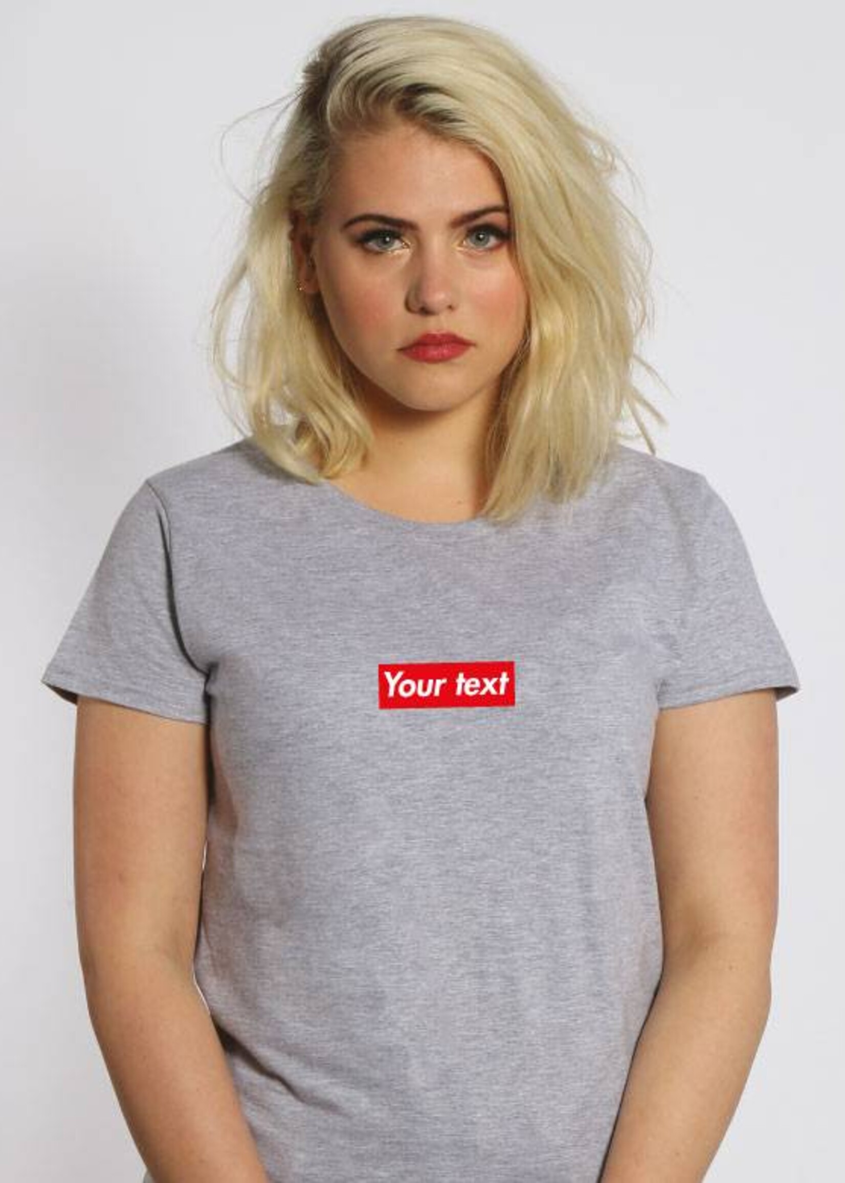 CUSTOM RED BOX TEE (WMN)