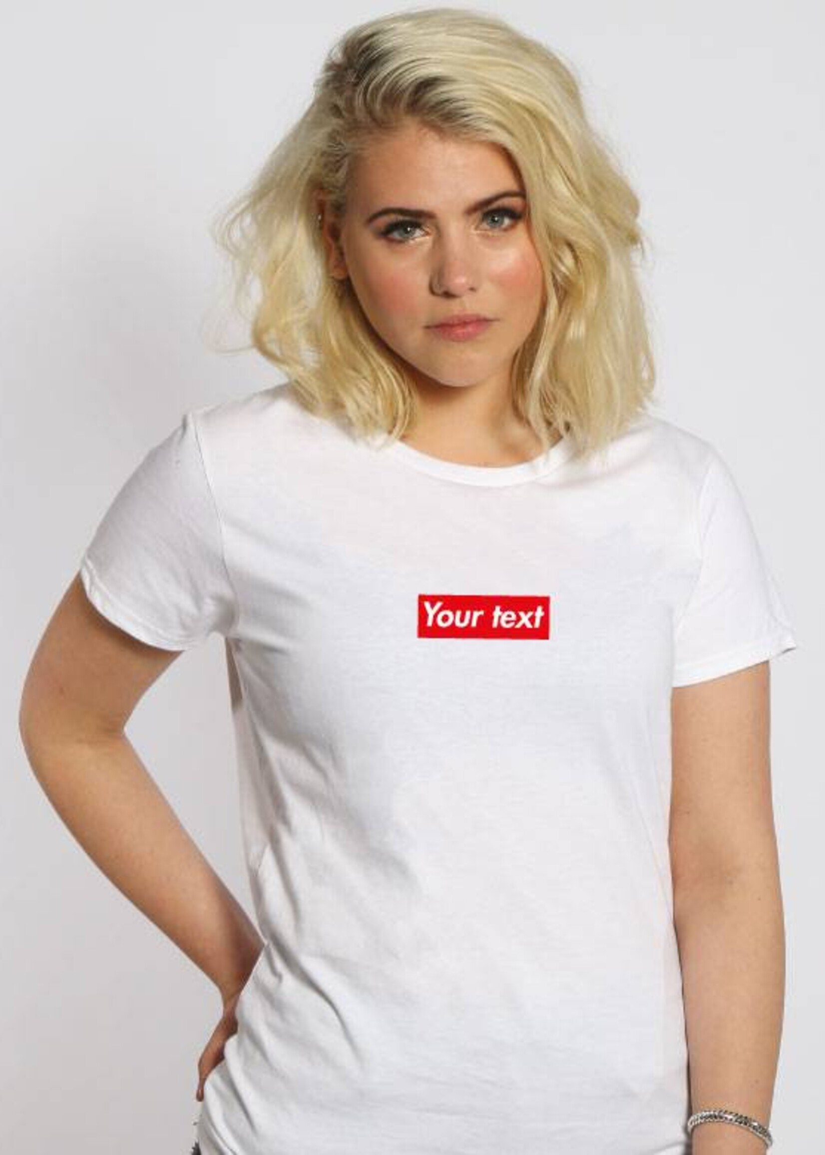 CUSTOM RED BOX TEE (WMN)