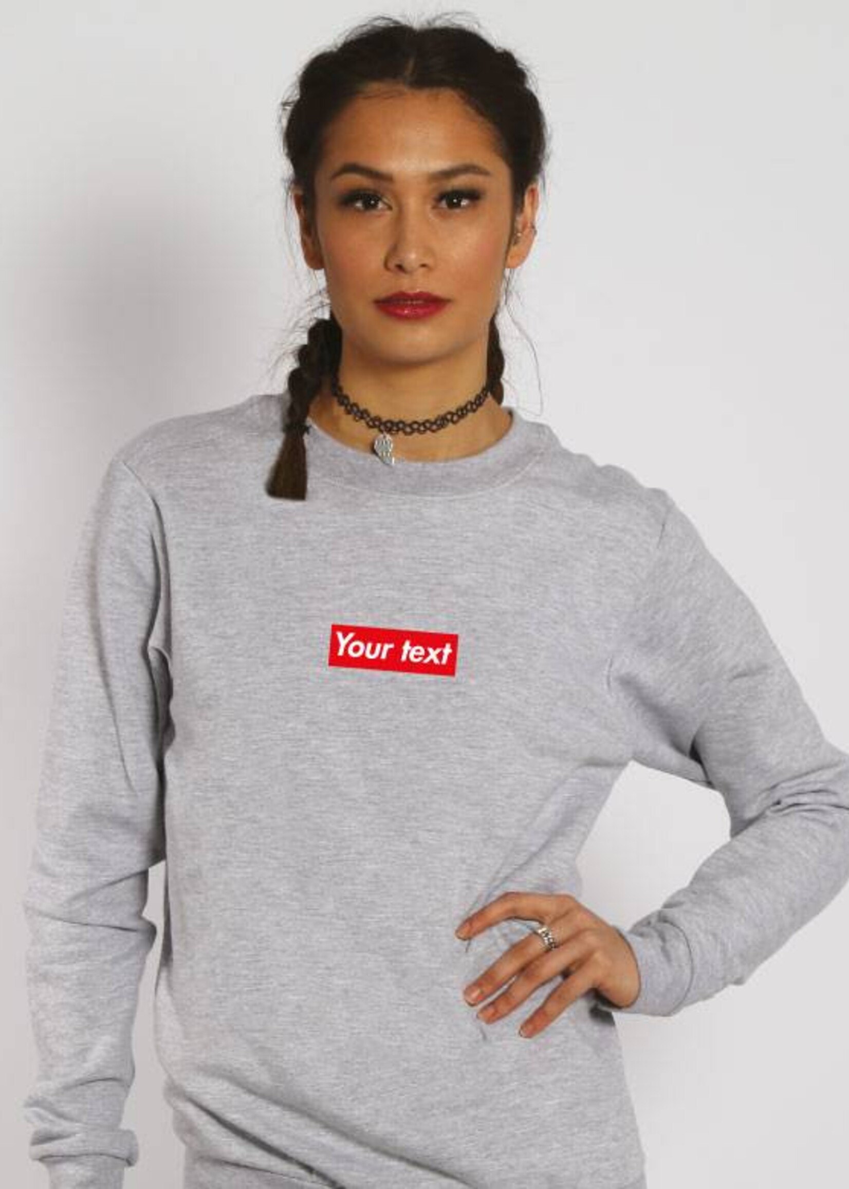 CUSTOM RED BOX SWEATER (WMN)