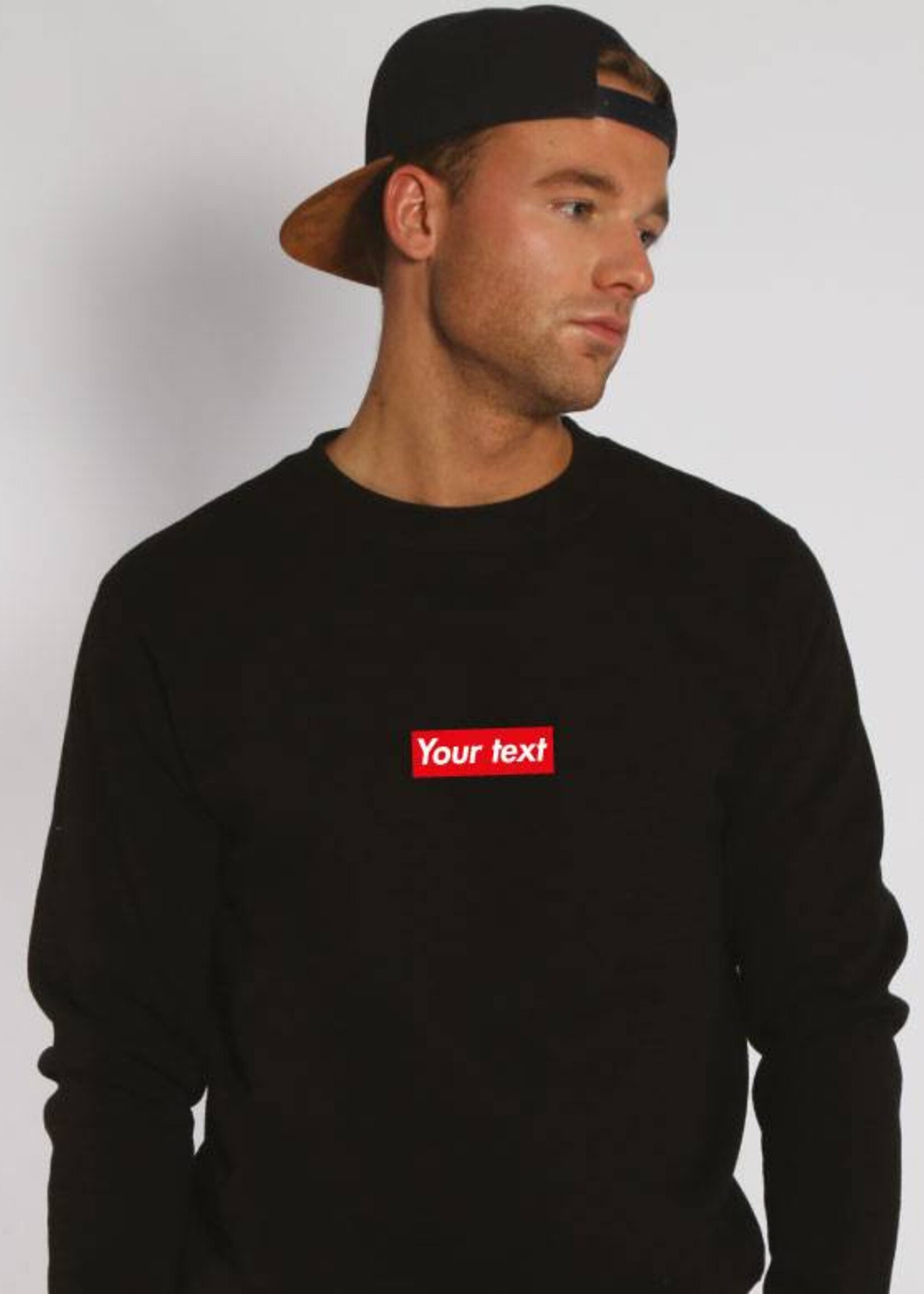 CUSTOM RED BOX SWEATER (MEN)