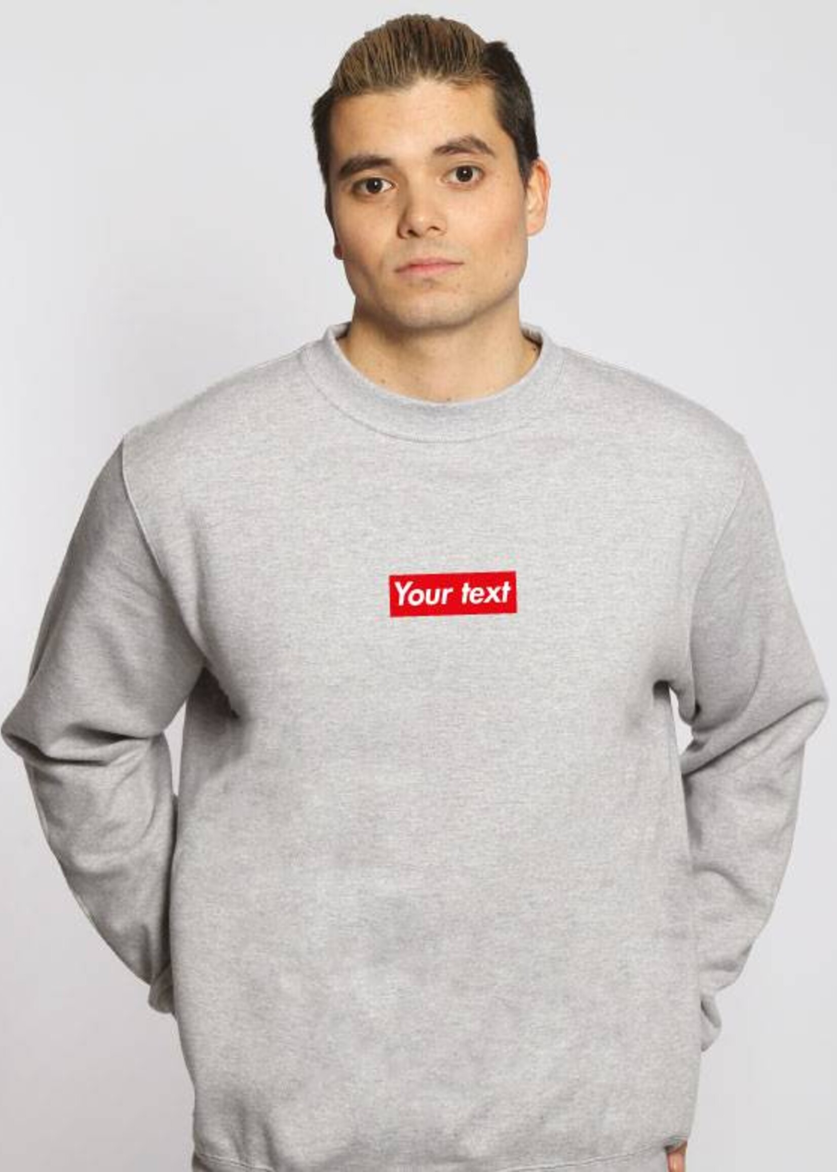 CUSTOM RED BOX SWEATER (MEN)
