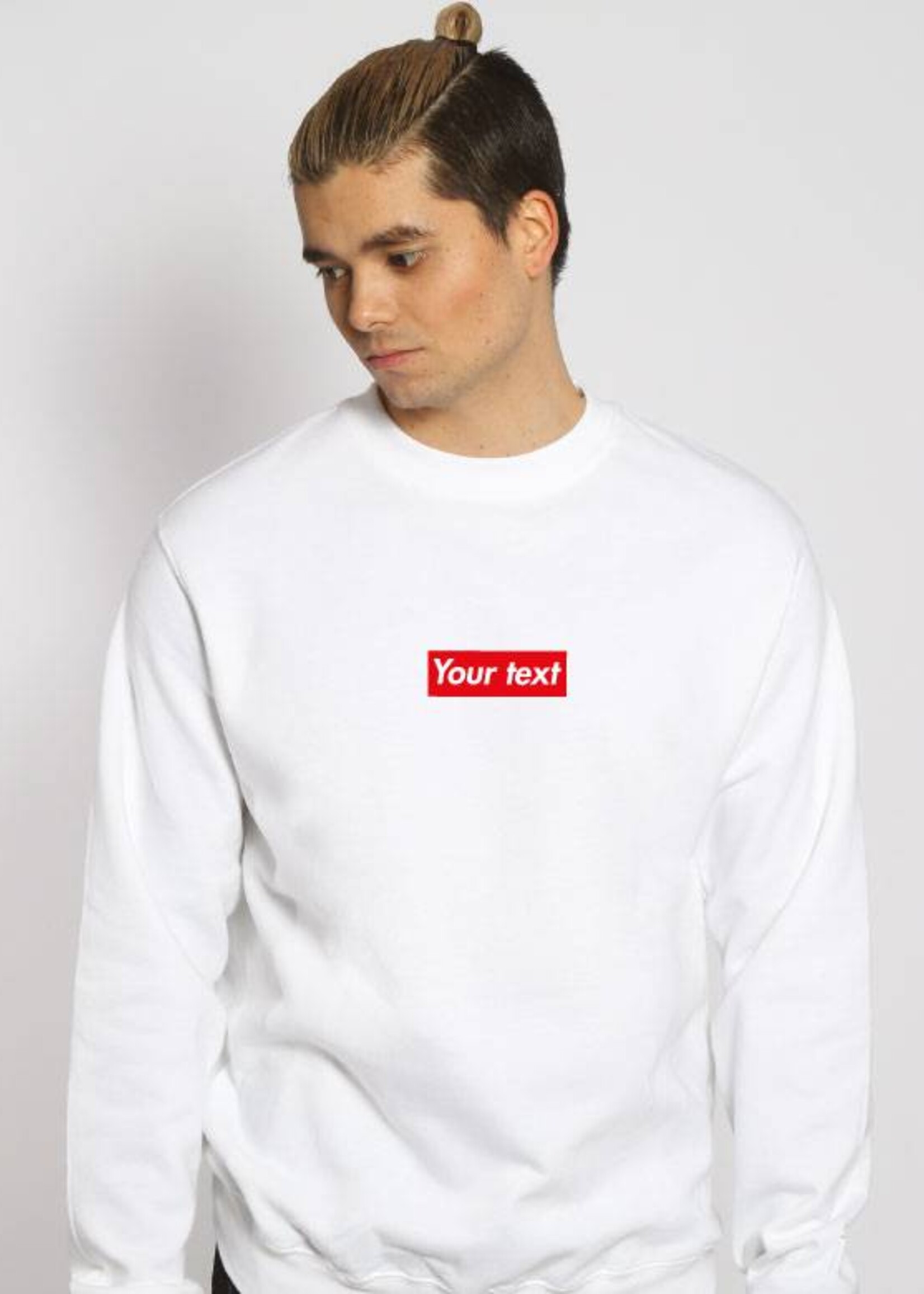 CUSTOM RED BOX SWEATER (MEN)