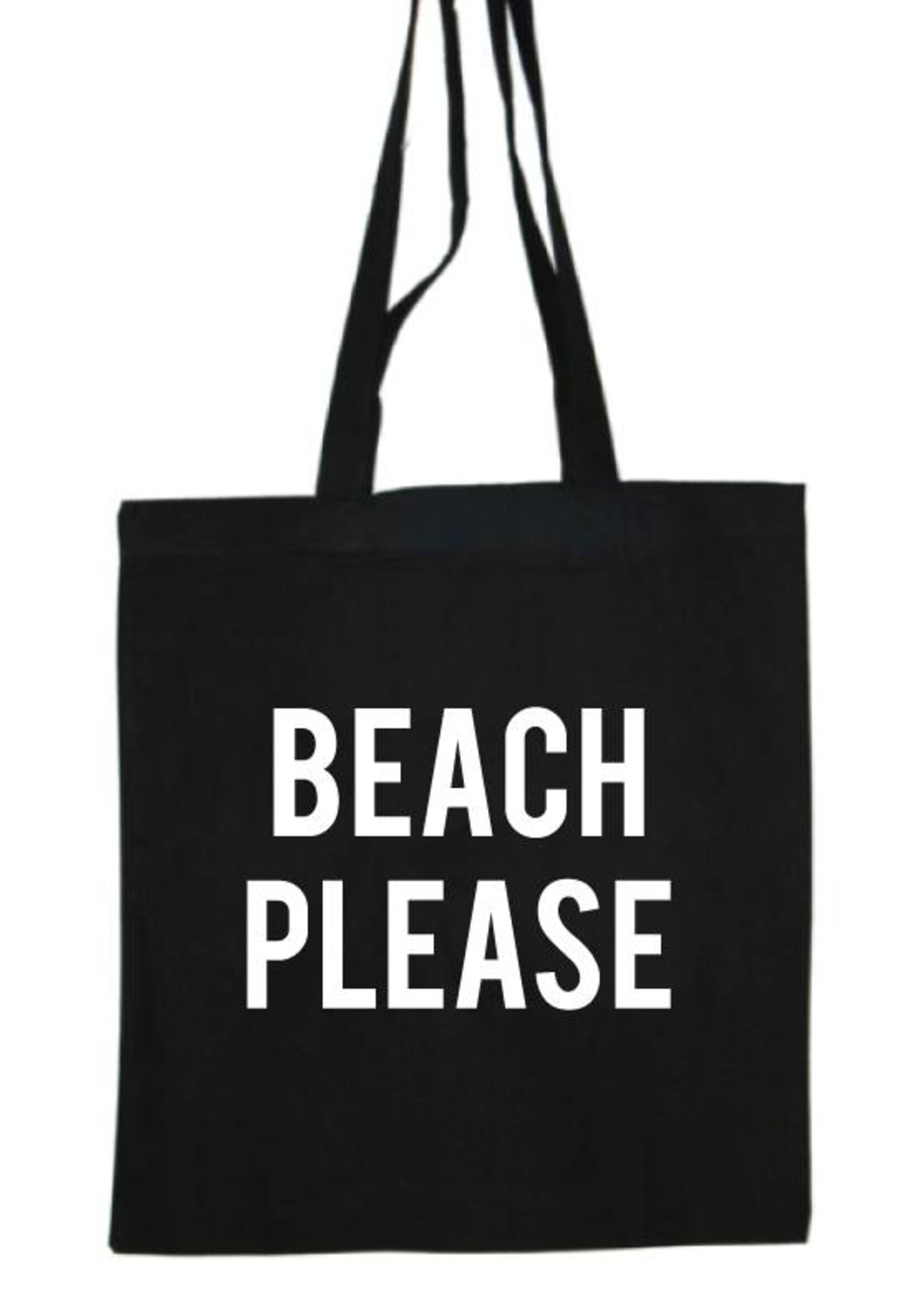 BEACH PLEASE COTTON BAG