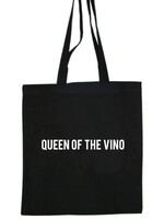 QUEEN OF THE VINO COTTON BAG