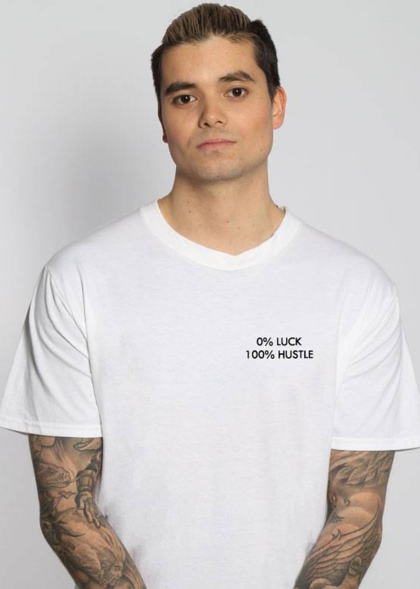 100% HUSTLE TEE (MEN)
