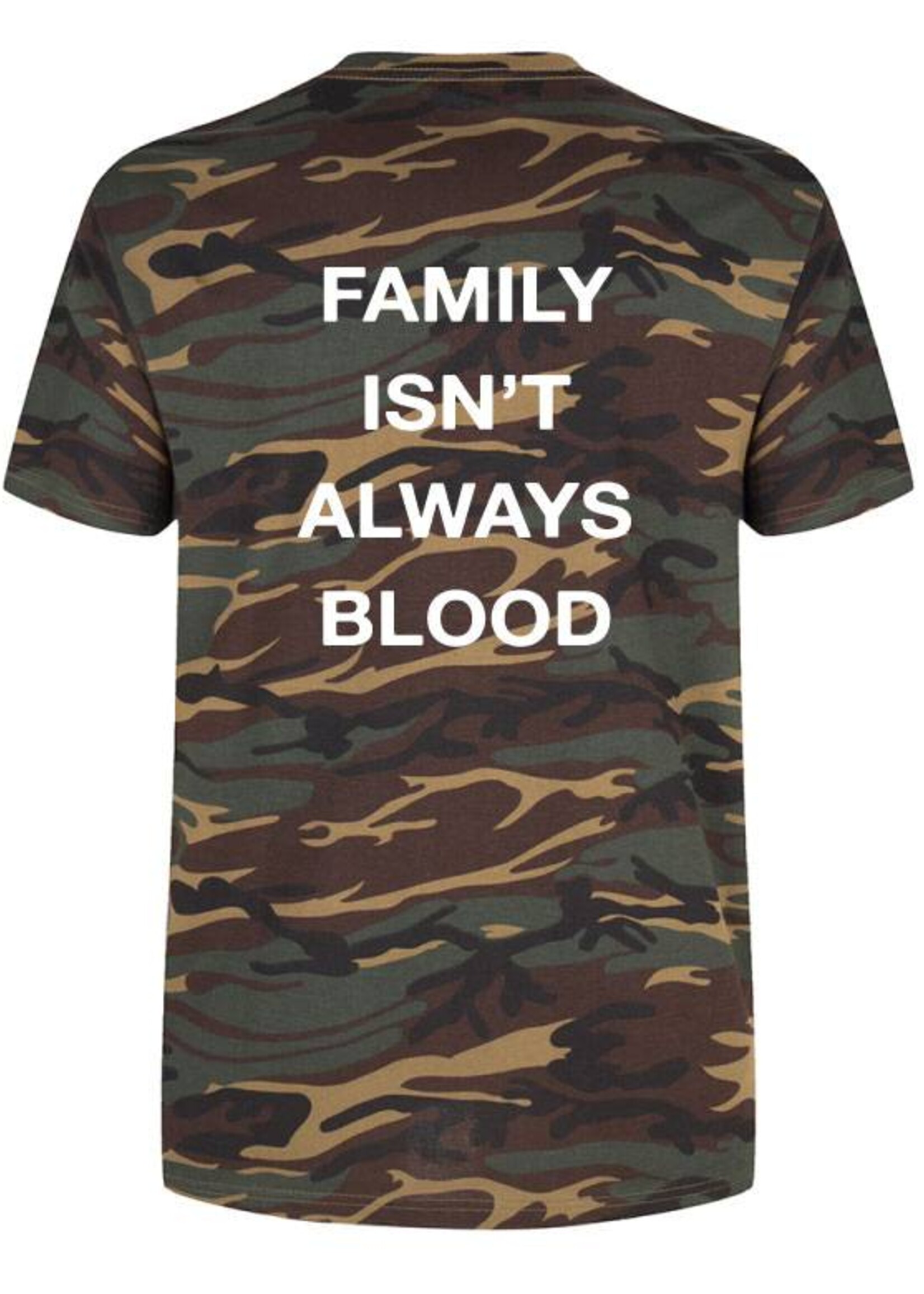 FAMILY ISN'T ALWAYS BLOOD TEE (MEN)